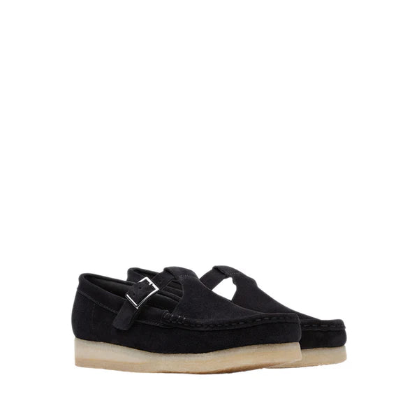 Wallabee T Bar Black Sde