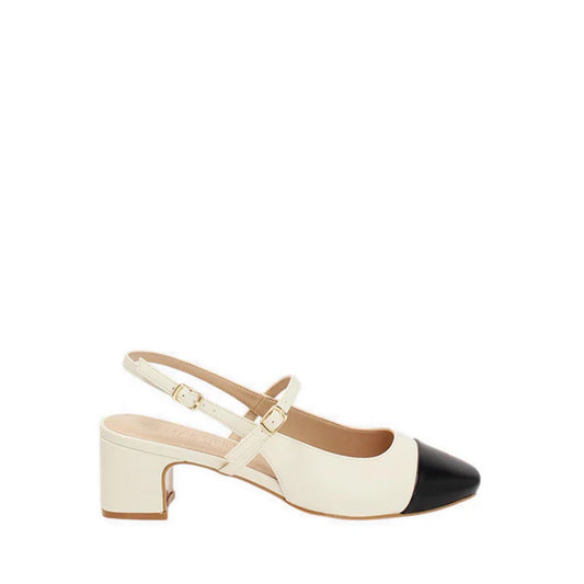 Women's Slingback Heels - Beige